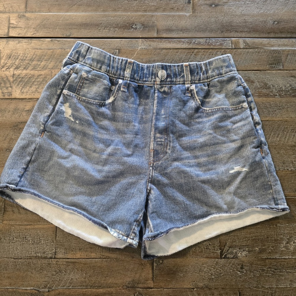Rag & Bone Miramar Walking Shorts Blue Women's Size Medium